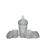 Twistshake koolikutevastane lutipudel Pro Double 260ml hall 79026