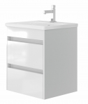 Vannitoakapp valamuga OTTO OT-55 valge seinapealne