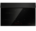 Sisseehitatud induktsioonpliit koos integreeritud &otilde;hupuhastiga Brera Worktop, 75 cm, 800 m3/h, Black