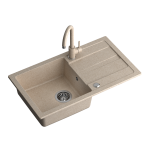 Valamu kraaniga Quadron GO MAX, TQ7744GMBEZ, liiv