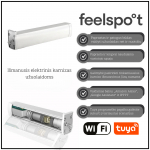 Nutikas elektriline kardinasiin (4m) Feelspot FS-CMK04W WiFi, Tuya