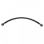 Painduv sanitaartehniline voolik, 50 cm, must