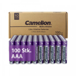 Ultra leelisepatareid, AAA, B100, CAMELION, 100 tk.