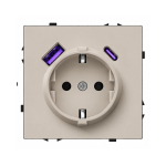 Pistikupesa USB A+C pistikutega Feelspot FSKL1A1CCA, 20W, ka&scaron;miir