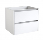 Alumine l&uuml;kandustega kapp Kame City 60x45cm, Valge l&auml;ikiv