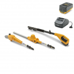 Juhtmeta hekil&otilde;ikur k&auml;&auml;ridega Stiga MT 100E KIT, koos aku ja laadijaga