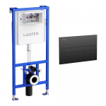 Peidetud WC-raam Laufen Dual Flush, H8946650000001 + H8956617160001