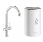 Valamu segisti boileriga Grohe Red Duo, 30374DC1