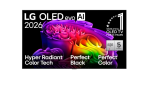 Teler LG OLED evo AI G6 4K Smart TV 2026, OLED83G61LW, 83"