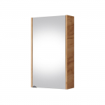 Peegliga vannitoakapp RIVA SV 41-11, Gold Craft Oak