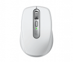 Juhtmevaba hiir Logitech MX Anywhere 3S - RF juhtmevaba + Bluetooth, laser, 8000 DPI, helehall (valge)