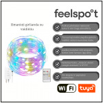 Nutikad valgusketid koos kontrolleriga Feelspot FS-RSL02W 10m Wi-fi, Tuya