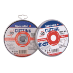 SPECIALIST+ metalli l&otilde;ikeketas CUTTING, 125x1x22 mm 10 tk. metall