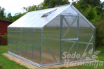 Kasvuhoone GASPADINĖ 2,64x8m, 6mm danga, 1403-1413