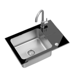 Valamu koos segistiga Quadron HUGH 116, ST3564SC1BS_3623500_BS