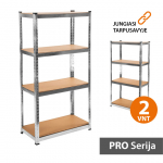 Ladustusriiulid 150x75x40 PRO (2 tk)