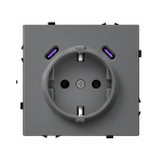 Pistikupesa USB C+C pistikutega Feelspot FSKL1CCG, 20W, hall