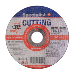 SPECIALIST+ metalli l&otilde;ikeketas CUTTING, 125x1.6x22 mm