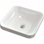 Sisseehitatud kraanikauss Blu TRULLA Square, 370x370 mm