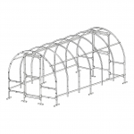 Kasvuhoone KLASIKA EASY 4 m pikkune raam, ilma katteta 3 x 4 m