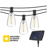 V&auml;litingimustesse m&otilde;eldud p&auml;ikeseenergial t&ouml;&ouml;tav valguskett (LED) Retro