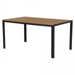 V&auml;listingimustesse m&otilde;eldud laud, 150 x 90 x 75 cm, pruun