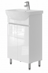 Vannitoakapp koos valamuga MONIKA M1-50 valge