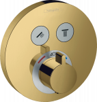 Peidetud termostaadiga du&scaron;isegisti Hansgrohe ShowerSelect S 15743990, Polished Gold Optic