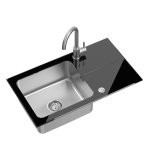 Valamu koos segistiga Quadron HUGH 111, ST3577SC1BS_3623500_BS