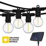 P&auml;ikeseenergial t&ouml;&ouml;tavad v&auml;litingimuste valgusketid (LED) Perl Black
