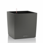 LECHUZA Cube Premium 40 Charcoal, 16363