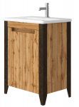 Vannitoakapp valamuga QUEEN QN-65 pruun