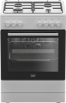 Gaasipliit elektriahjuga Beko FBE62120WD, 60 cm, 66 l