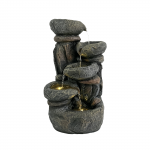 Dekoratiivne &otilde;ue purskkaev, 29.5 x 22.5 x 50.5 cm, LED-valgustusega