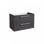 Alumine kapp Kame Duet BU/8-2DR/1, 80 cm, Must tamm