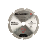 SPECIALIST+ saeketas kiudtsemendi jaoks, 8T 165 x 20 mm