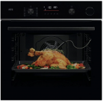 Sisseehitatud ahi AEG 6000, SenseCook, TR6PB531SB, SteamCrisp funktsiooni ja toidutermomeetriga