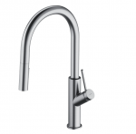 Valamu segisti v&auml;ljat&otilde;mmatava voolikuga Omnires Bend BE6455NI