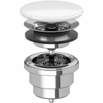 Mittesulguv keraamiline kraanikaussi ventiil Villeroy&Boch 68350001, valge