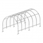 Kaarkasvuhoone KLASIKA EASY 2 m pikendus 6 mm kate ilma esi- ja tagaosata