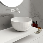 34 / 5 000 Ehitamisel on kivist kraanikauss BLU LOTUS, 420mm