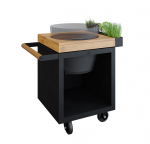 Kamado laud OFYR Black 65 PRO Teak Wood BGE, O-K-T-B-65-PRO-TW-BGE