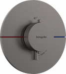 Peidetud termostaadiga du&scaron;isegisti Hansgrohe ShowerSelect Comfort S, 15559340, poleeritud must kroom