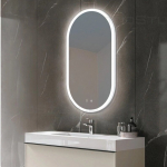 Ovaalne peegel LED-valgustusega LEDIMEX CANADA 50x90 cm, CANA030/90