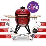 Grill Kamado Bono Media, Red