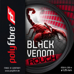 Tennisekeeled Polyfibre Black Venom Rough (12,2 m) - Must