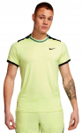 Meeste T-s&auml;rk Nike Court Dri-Fit Advantage Top - Kollane