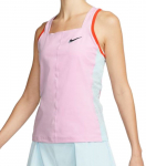 Naiste tennisetopp Nike Court Dri-Fit Slam Tank - Roosa