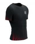 Meeste T-s&auml;rk Compressport Racing SS Tshirt - Must