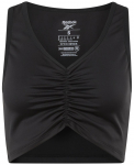 Naiste tennisetopp Reebok Studio Ruched Cropped Tank Top W - Must